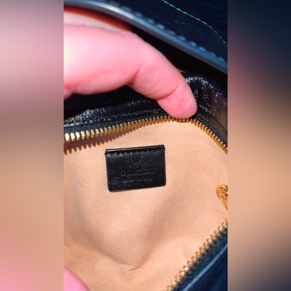 GUCCI Rajah Black Leather Tote Bag - Picture 7 of 7